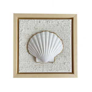 Waves 3D coquille white