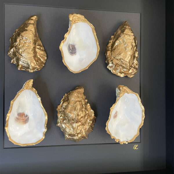 Luxury 6 oesters 27 x27 cm